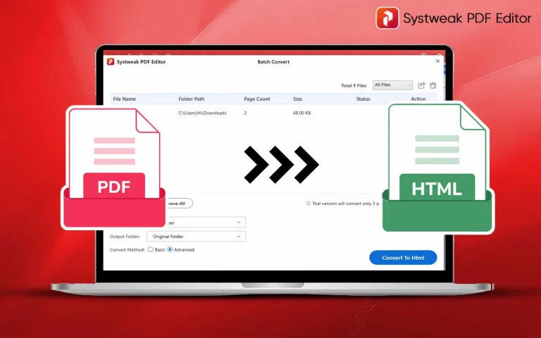 How to Convert a PDF File to HTML