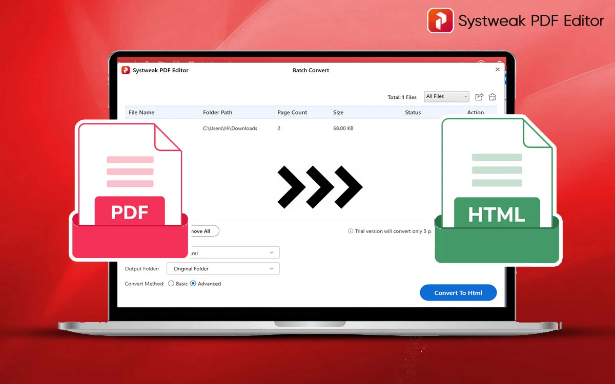 How to Convert a PDF File to HTML