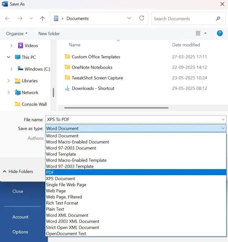 dropdown