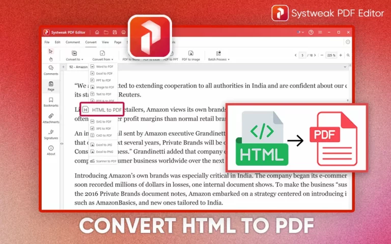 HTML to PDF on Windows Save Webpages to PDF without Ads