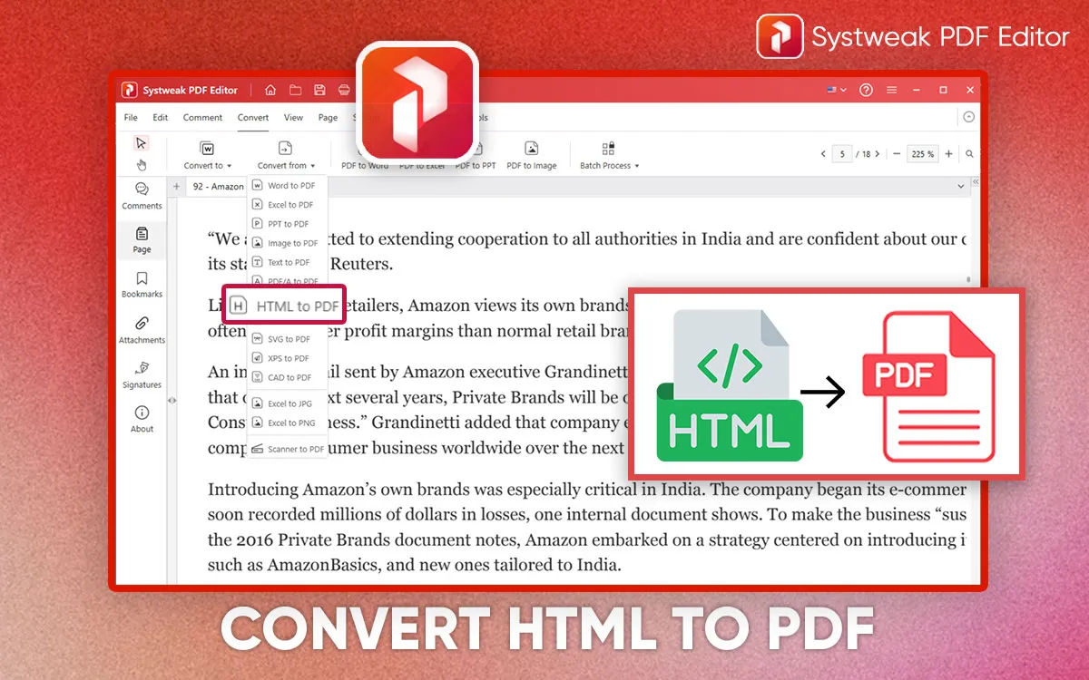 HTML to PDF on Windows Save Webpages to PDF without Ads