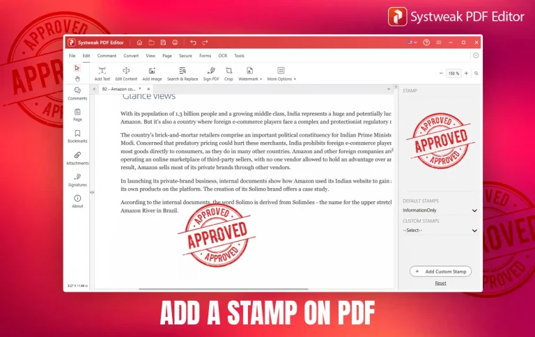 How to Add a Stamp on PDF