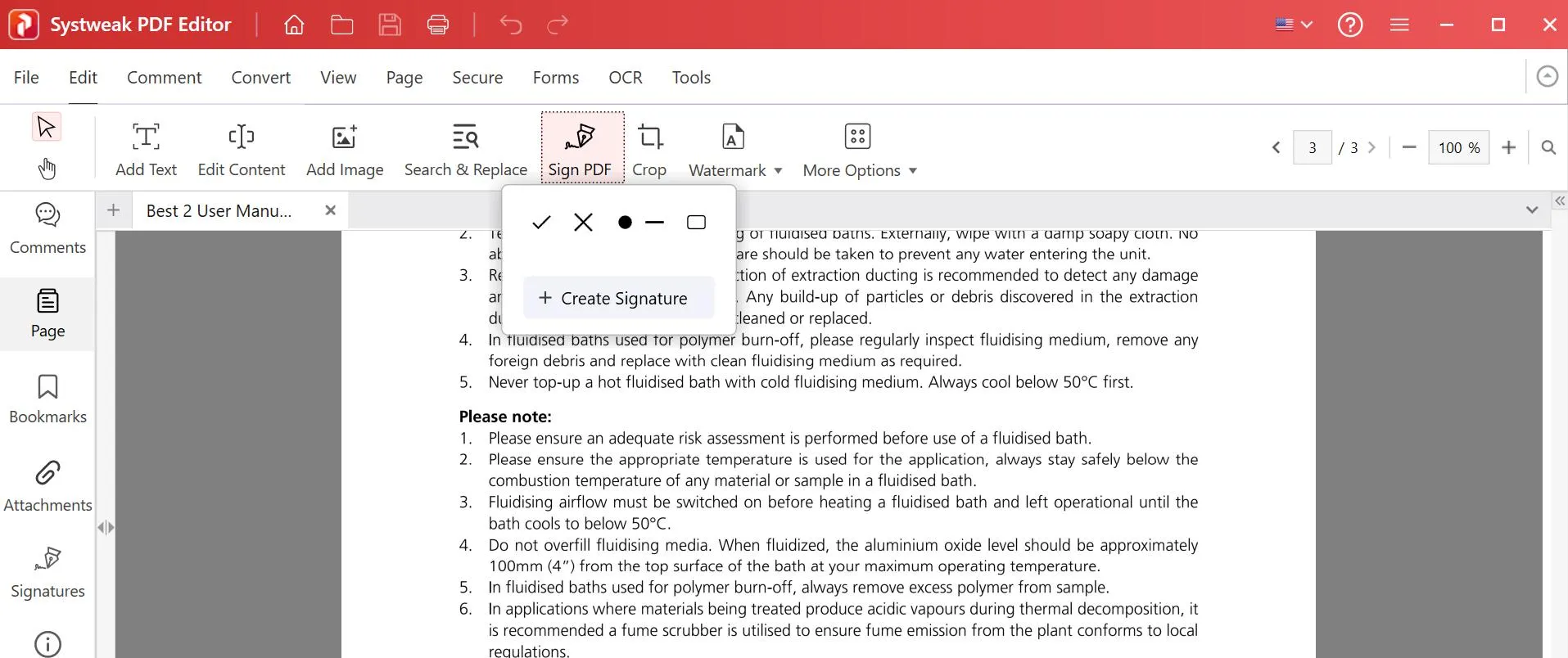 Systweak PDF Editor