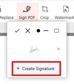 Create Signature