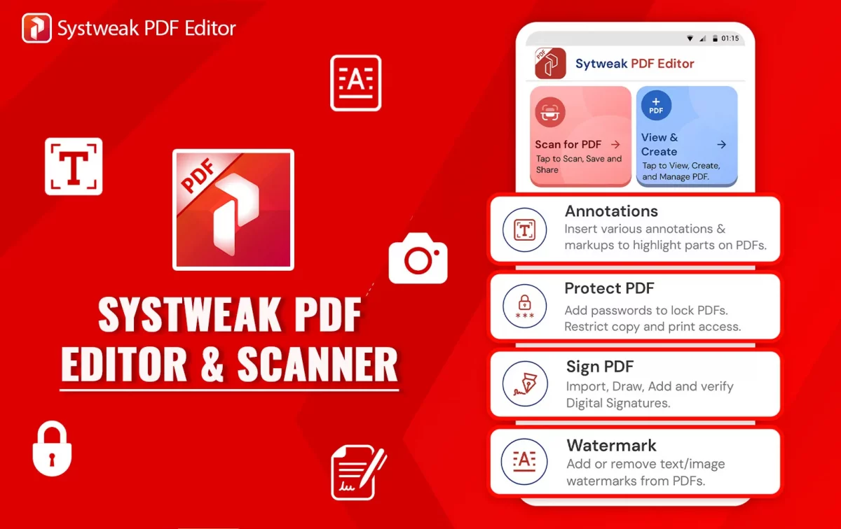 "Systweak PDF Editor & Scanner App": Simplifies Your PDF Tasks on Android