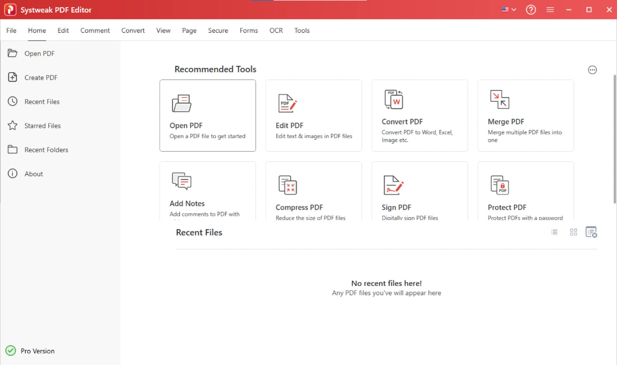 Open Systweak PDF Editor