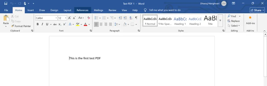 navigate the document