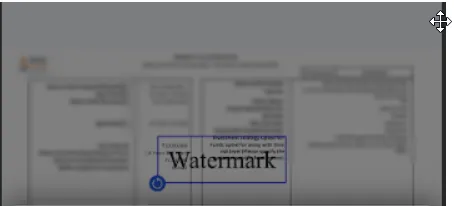 by default text level watermark