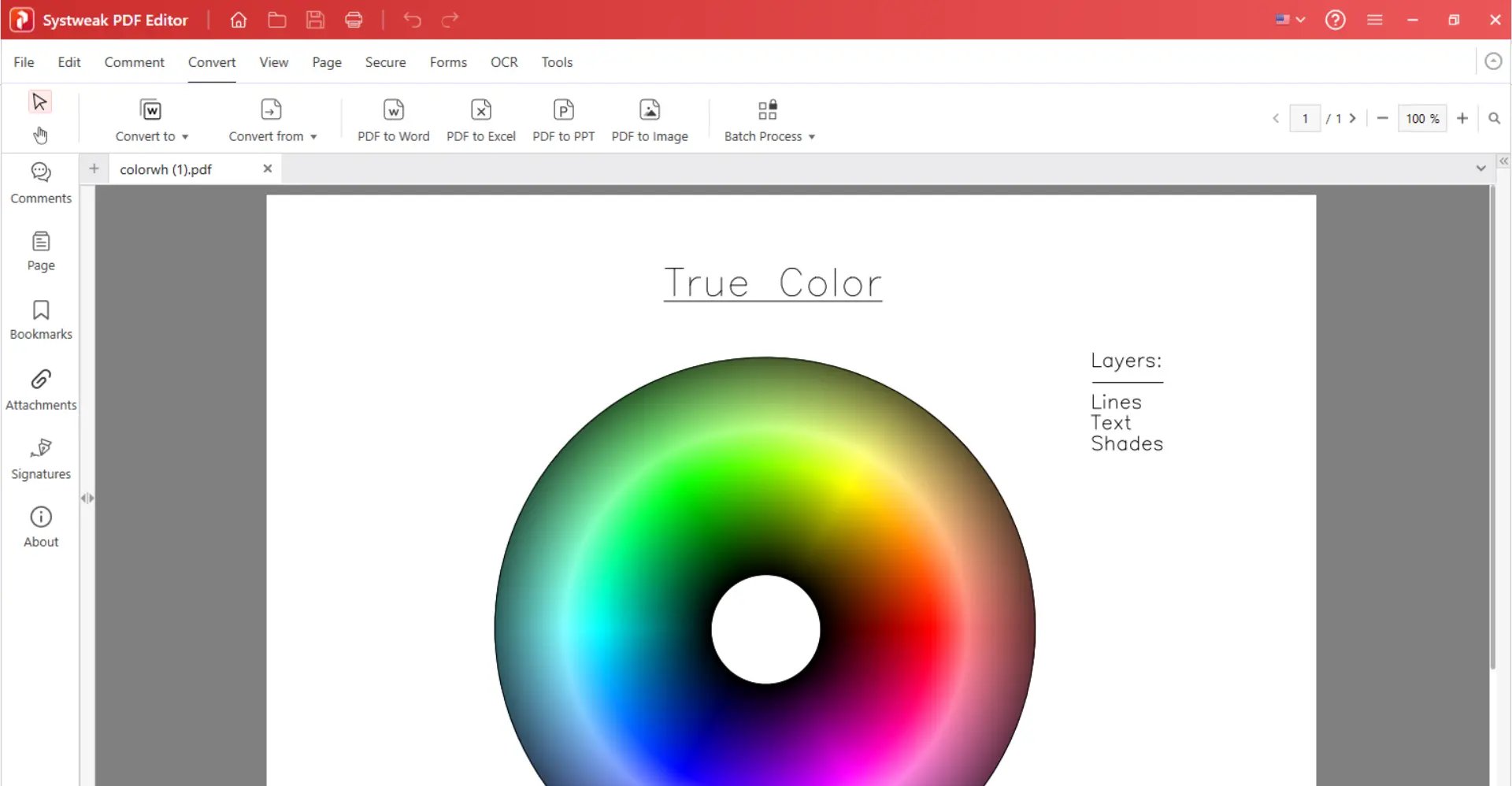 cad design converted to PDF