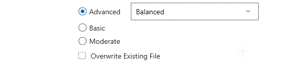 Choose Processing Method