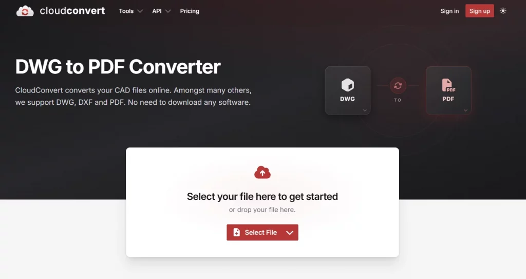 Click on the Select File