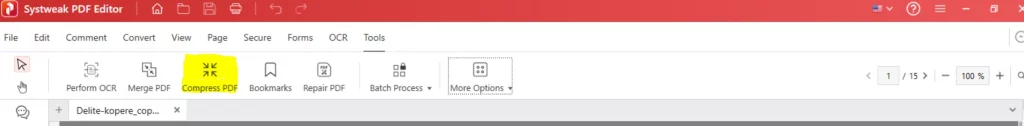 PDF file will now be imported