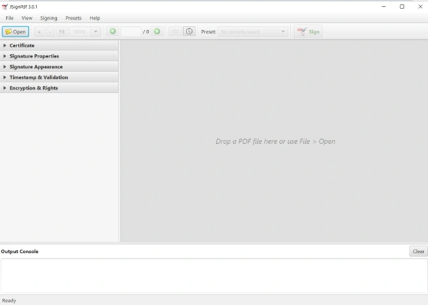 install the JSign software