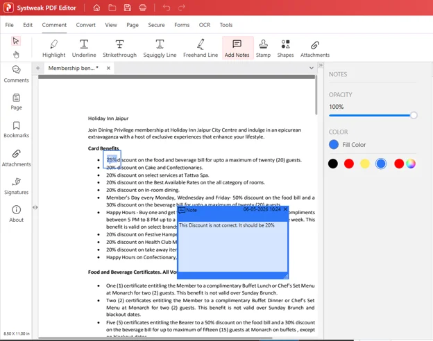 Add Notes