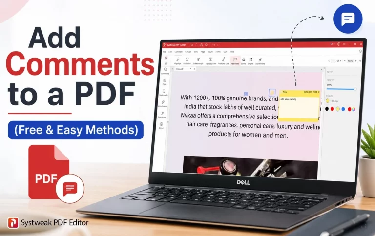 How to Add Comments to a PDF
