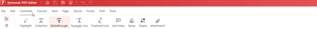 annotation tool bar