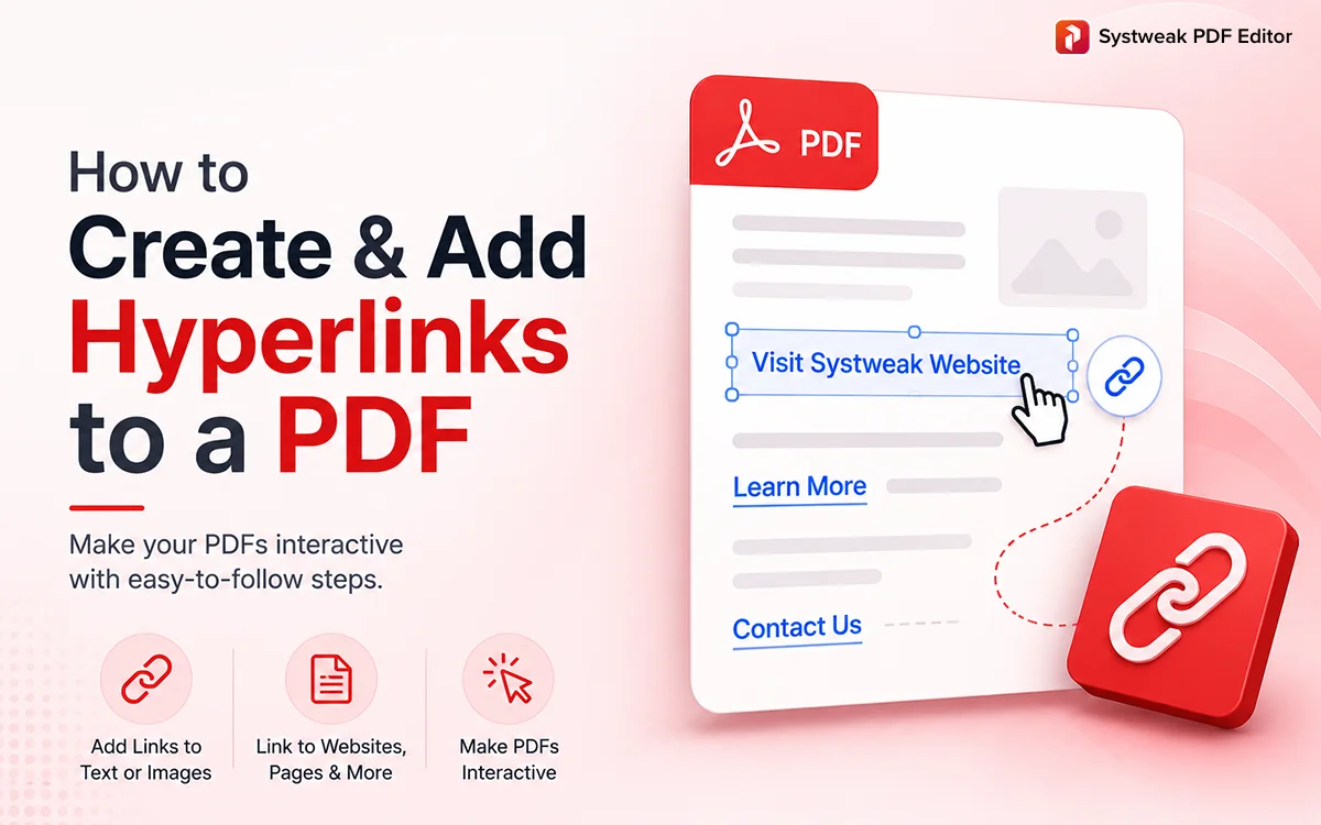 Create & Add Hyperlinks to PDF