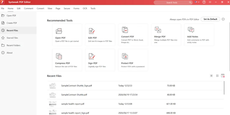 systweak pdf editor