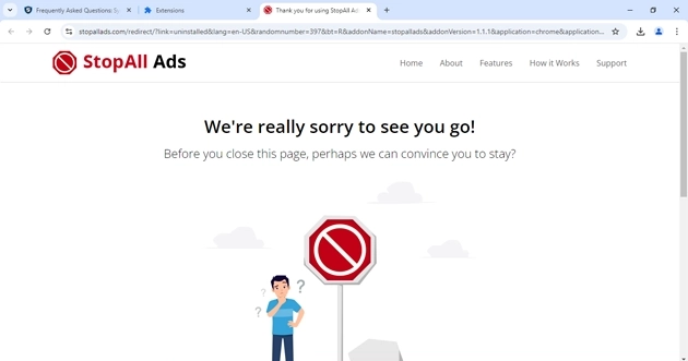 Launch the browser to which you added the extension