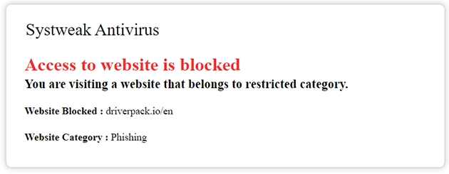 Web Protection