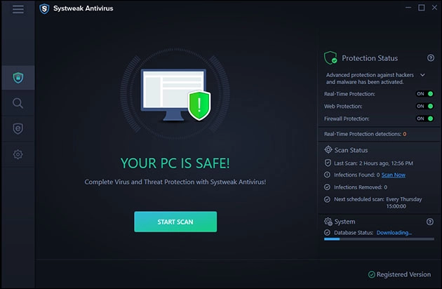 Launch Systweak Antivirus