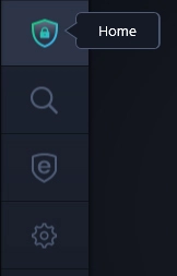 Systweak Antivirus Left Panel
