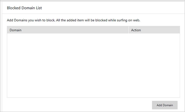 Block Domain List