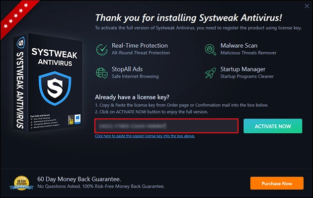 Enter Activation Code