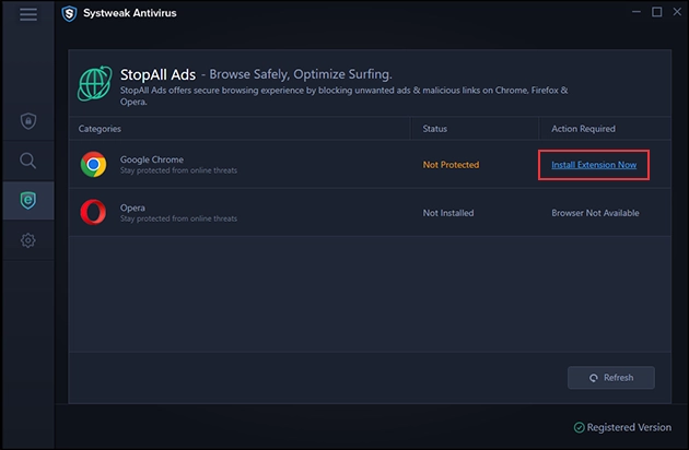 StopAll Ads Browser Extenstion Install