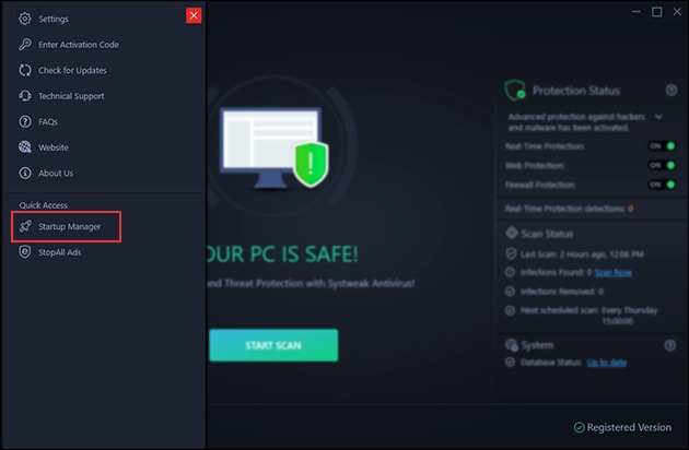 Launch the browser to which you added the extension