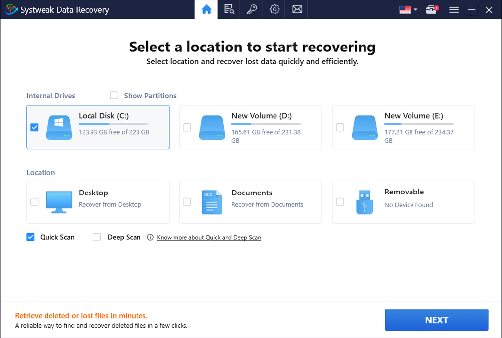 Systweak Data Recovery