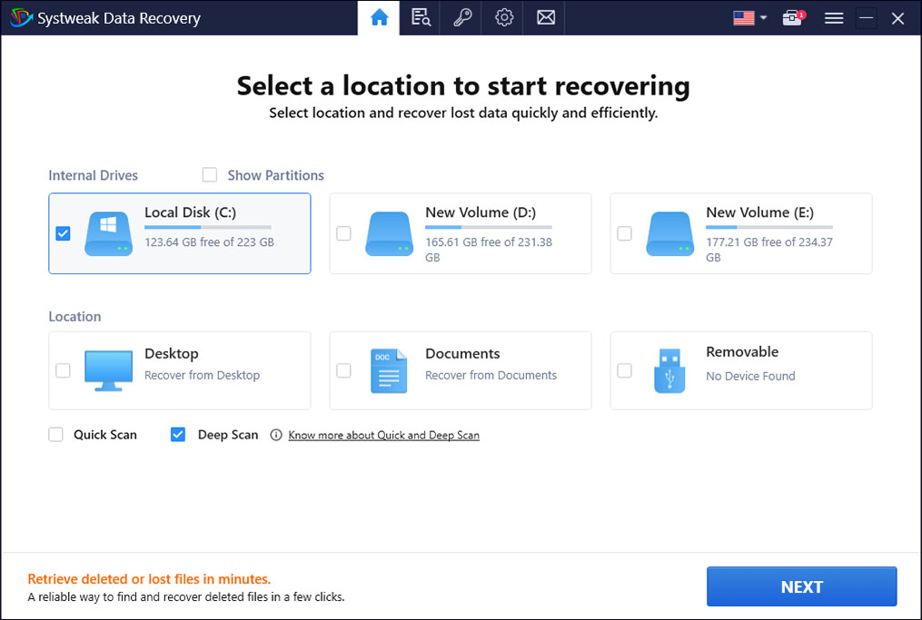 Systweak Data Recovery