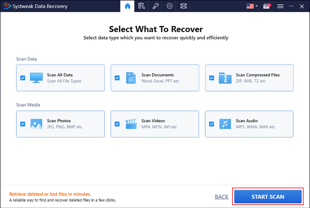 Systweak Data Recovery