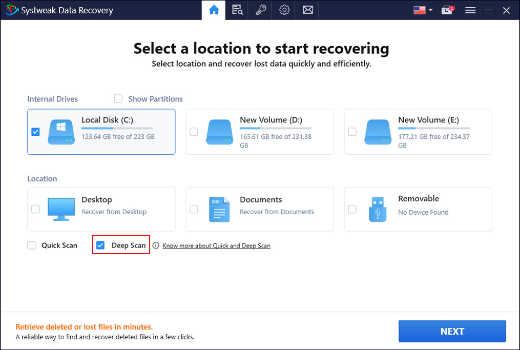 Systweak Data Recovery