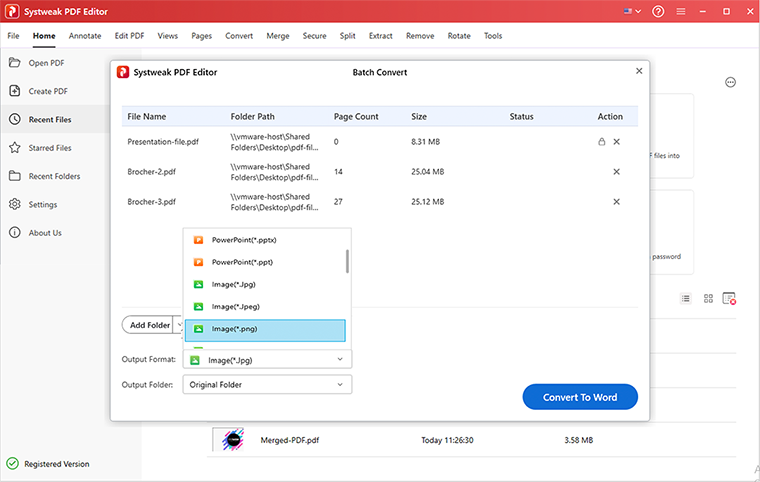 Systweak PDF Editor