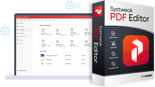 Systweak PDF Editor