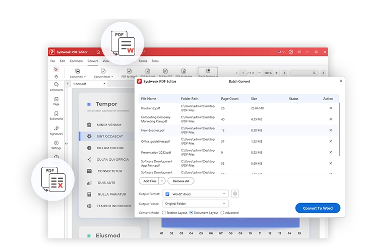 Systweak PDF Editor