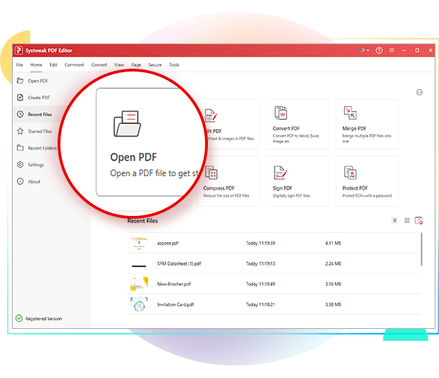 Open PDF File