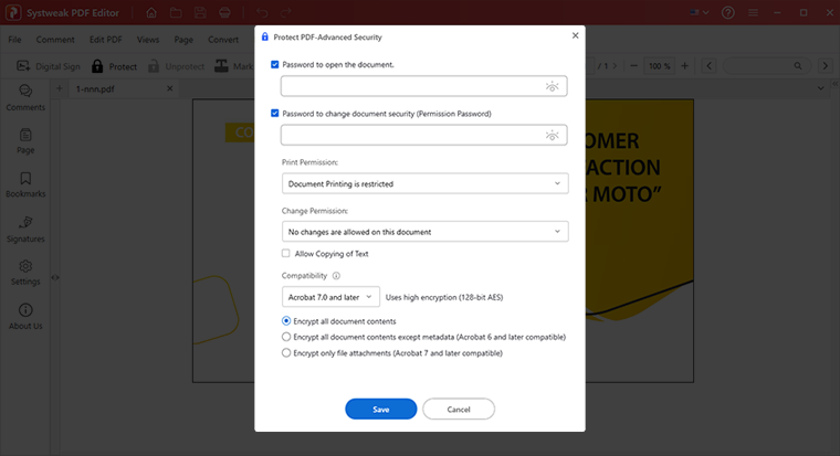 Systweak PDF Editor