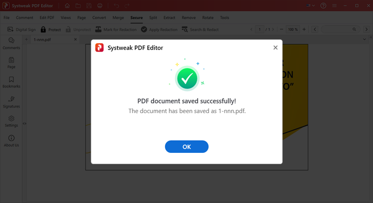 Systweak PDF Editor