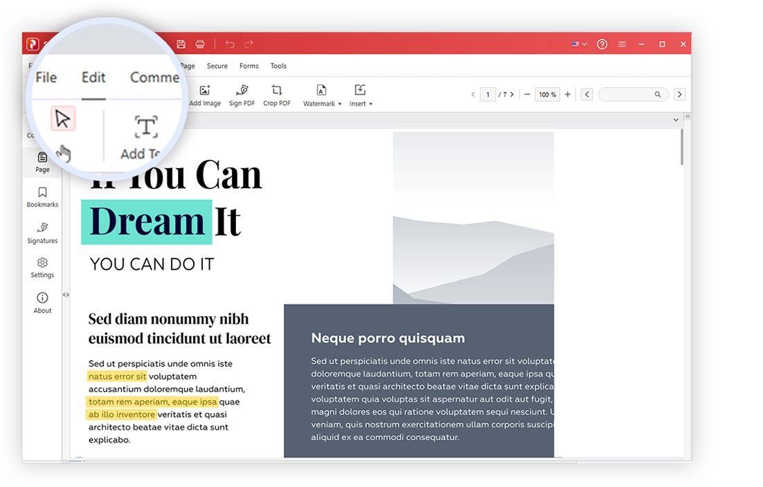 Systweak PDF Editor