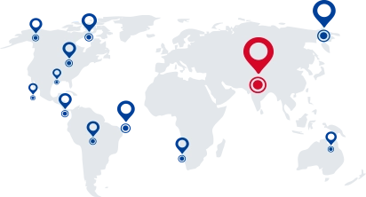 Systweak global presence map