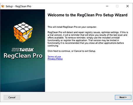 Click Next to install