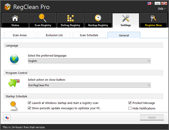 RegClean Pro Screen Shot