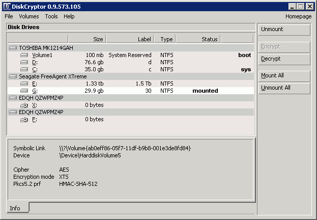 DiskCryptor- encryption software
