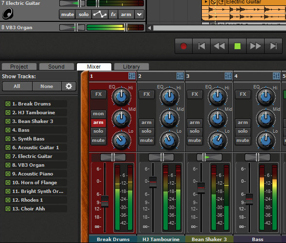 Mixcraft 8- audio recording softwaer