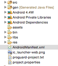 Check the Manifest file of your app