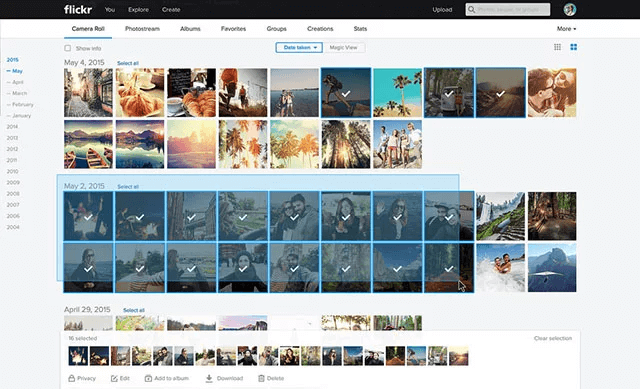 how to downnload photos from flickr