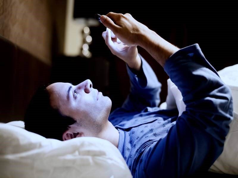 kick your phone out of your bed