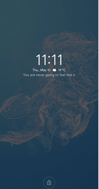 Get Weather In Ambient Display 9